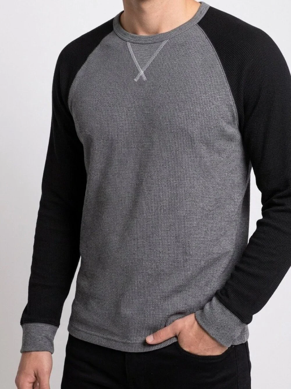 Banana Republic Long sleeve Tee,Black/gray,Excellent condition,Large
